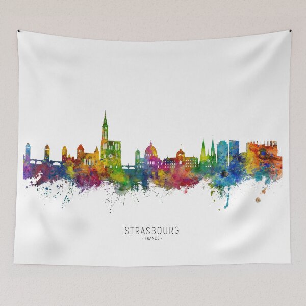 Item preview, Strasbourg France Skyline designed and sold by ArtPrints.