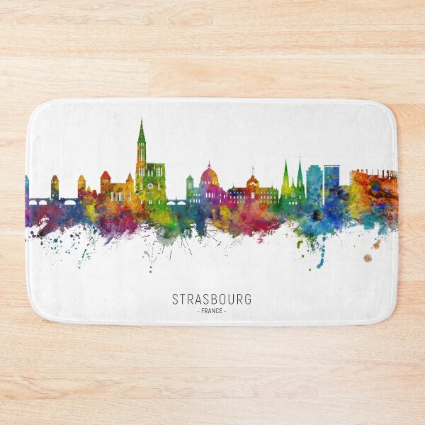 Item preview, Strasbourg France Skyline designed and sold by ArtPrints.