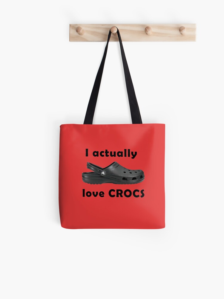 crocs with bag