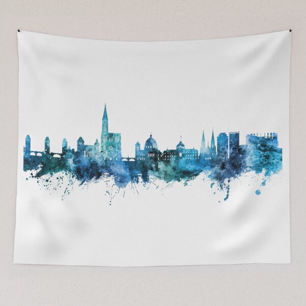 Item preview, Strasbourg France Skyline designed and sold by ArtPrints.
