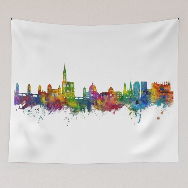Item preview, Strasbourg France Skyline designed and sold by ArtPrints.