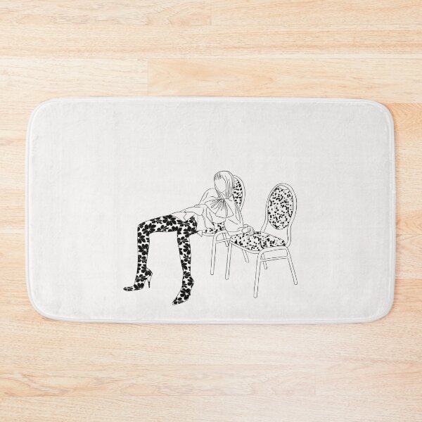Item preview, Figure sitting fashion illustration designed and sold by BotanicalStudy.