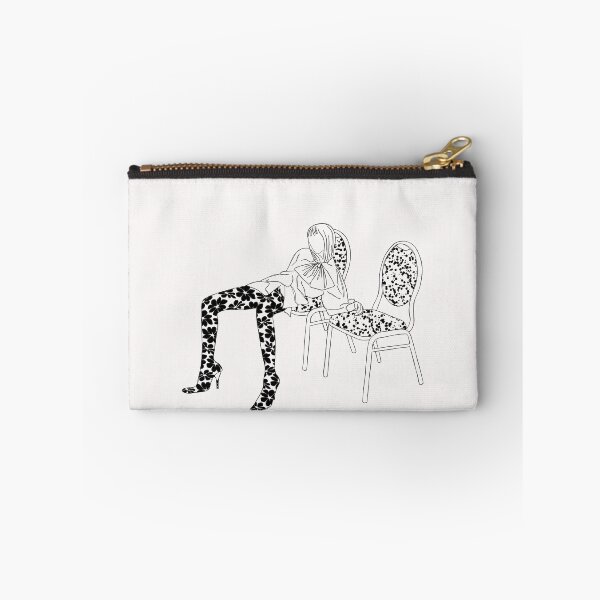 Item preview, Figure sitting fashion illustration designed and sold by BotanicalStudy.