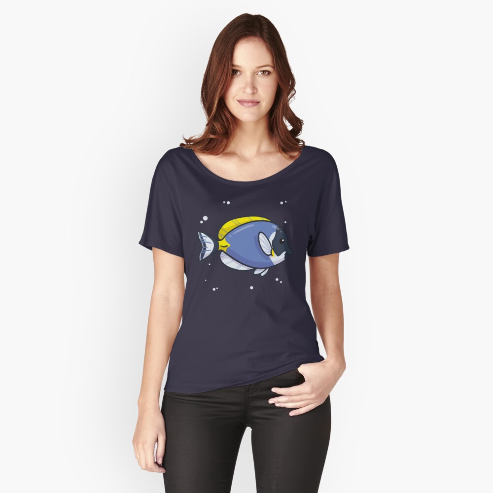 Powder Blue Tang (Huevember 2018) Relaxed Fit T-Shirt