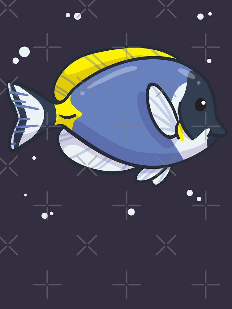 Powder Blue Tang (Huevember 2018) by bytesizetreas