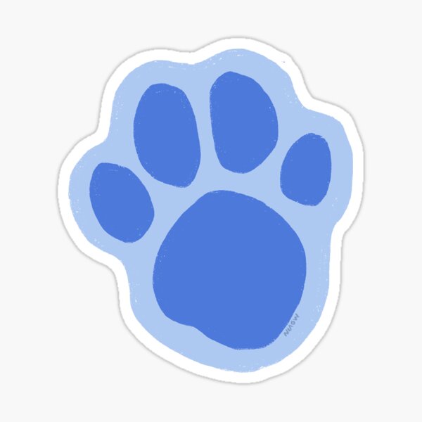 Blues Clues Paw Pegatina