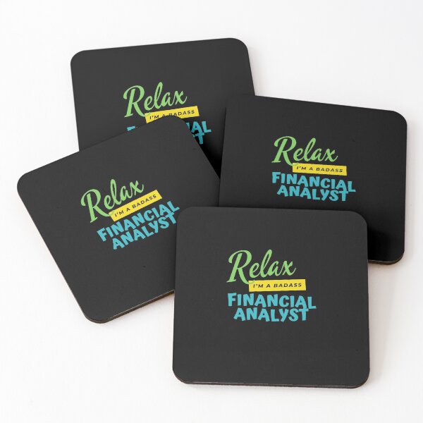 Item preview, Financial Analyst Relax I'm A Badass designed and sold by nZDesign.
