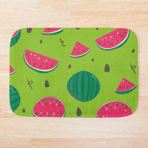 Item preview, Sandía Verano Patrón Sobre Fondo Verde designed and sold by tlemskaya.