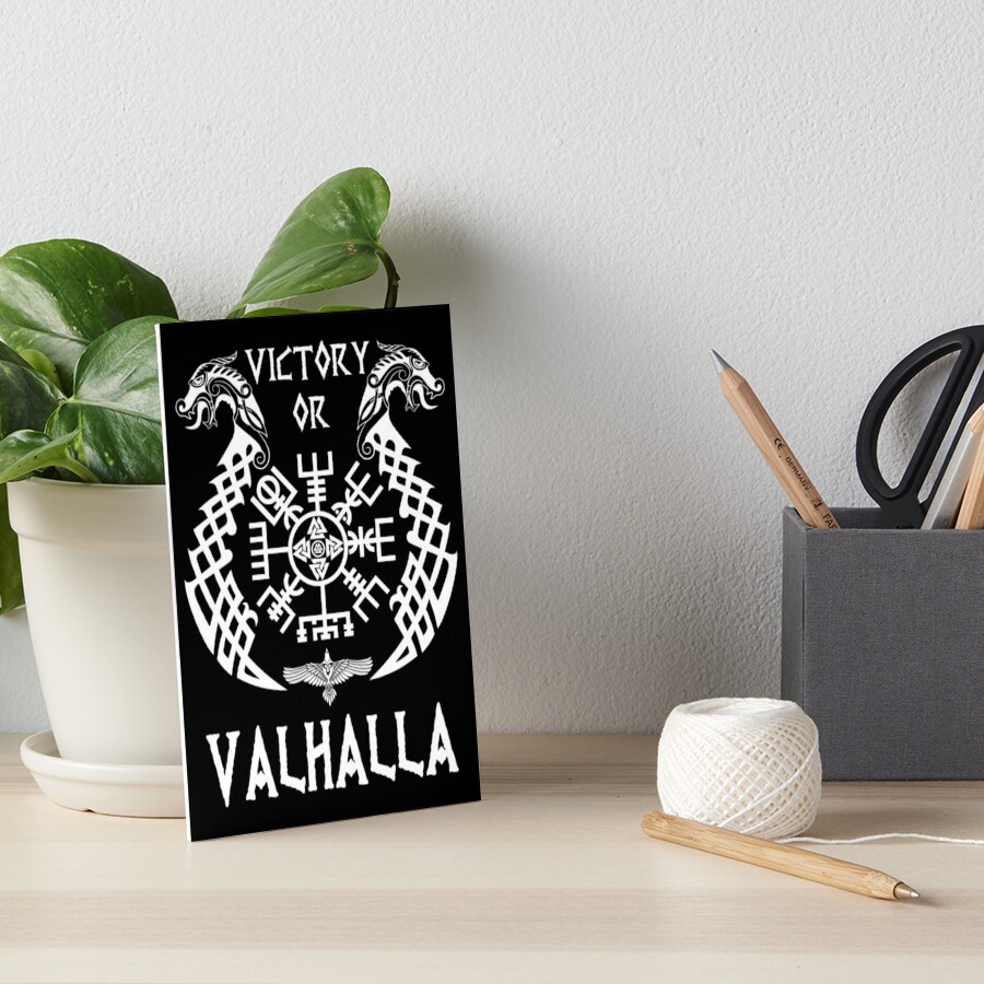 "Sieg oder Walhalla Wikinger" Galeriedruck von Bommer20 Redbubble