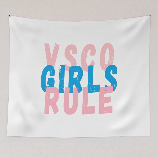 Item preview, VSCO Girls Rule (Colorful Logo Art - GRL PWR) designed and sold by SassyClassyMe.