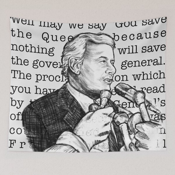 Item preview, Gough Whitlam’s Dismissal designed and sold by RageEnthusiasm.