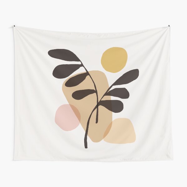 Abstraction_Bohemian_PLANTS_SUN_ART Tapestry