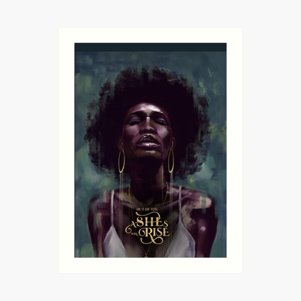 She Rises Art Print