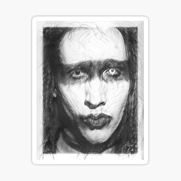 Marilyn Manson Sticker