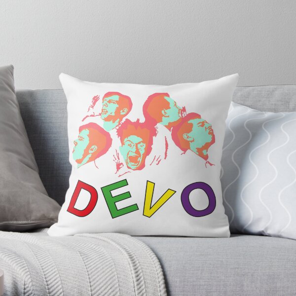 Devo Throw Pillow
