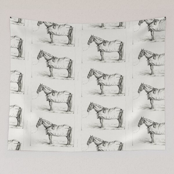 Item preview, Horse vintage illustration  designed and sold by Vintage Designs +.