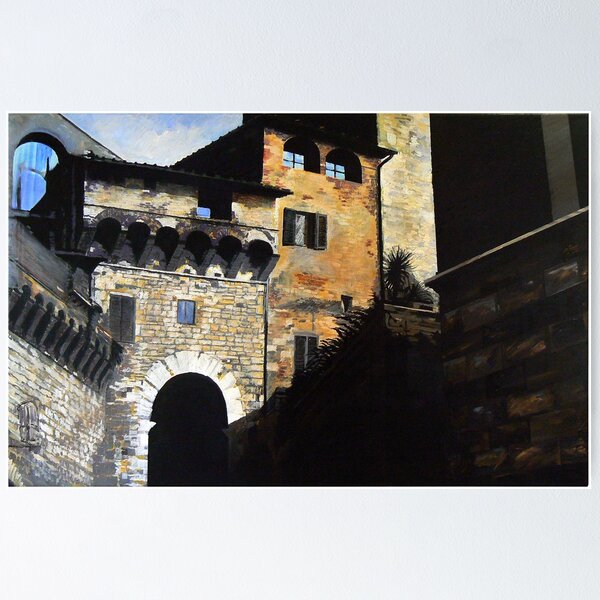 Item preview, San Gimignano -Oil designed and sold by Richard Sunderland.