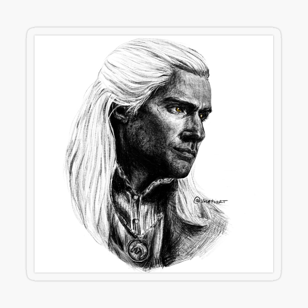 The Witcher ( Geralt ) loli girl fan art Spiral Notebook for Sale by  ziadessam