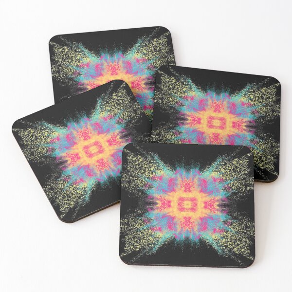 Item preview, colorful splashes of color in boho design designed and sold by Nicole Bleck.