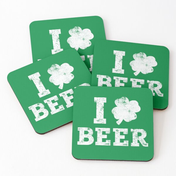 Item preview, I Love Beer Patricks Day Irish Gift Men Women designed and sold by MagicBoutique.