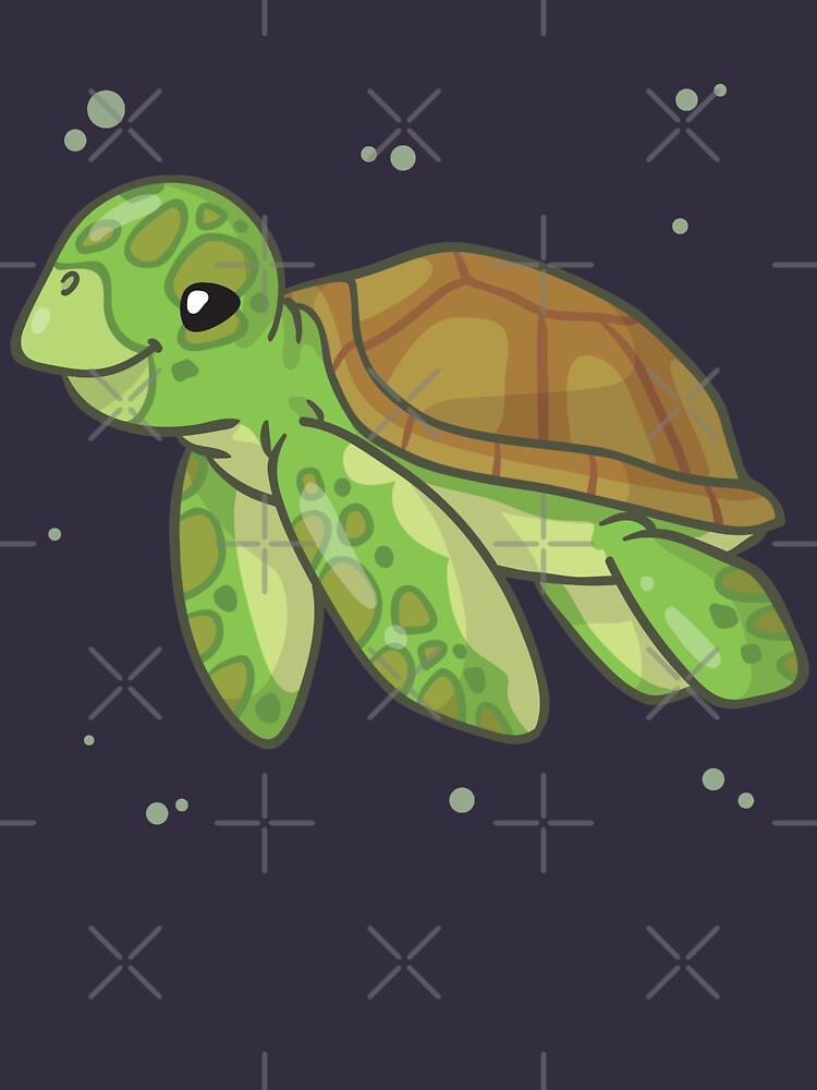 Green Sea Turtle (Huevember 2018) by bytesizetreas