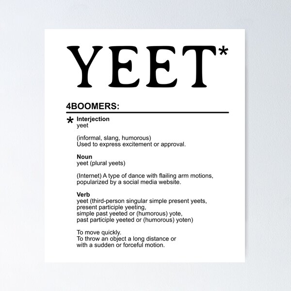  Yeet Dictionary Definition Awesome Funny Dank Meme