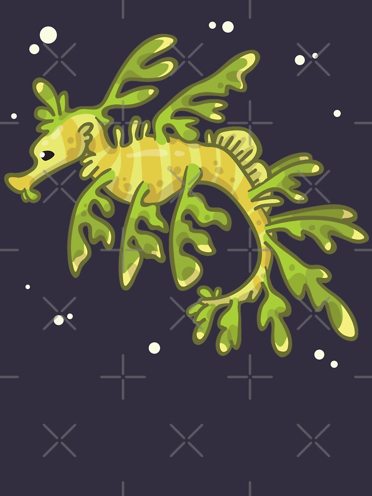 Leafy Seadragon (Huevember 2018) by bytesizetreas