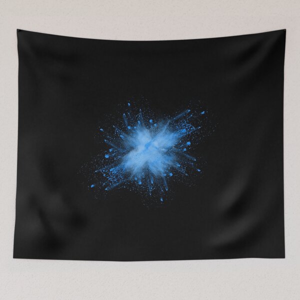 Item preview, Powder Kleks in blue designed and sold by Nicole Bleck.