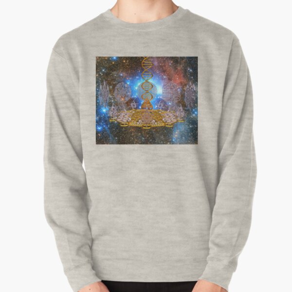 Crystal Stargate DNA Healing Code Pullover Sweatshirt