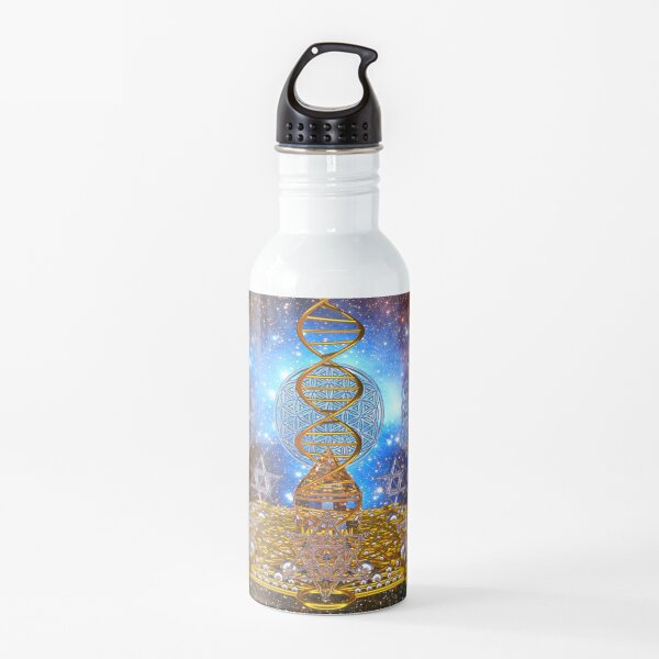 Crystal Stargate DNA Healing Code Water Bottle