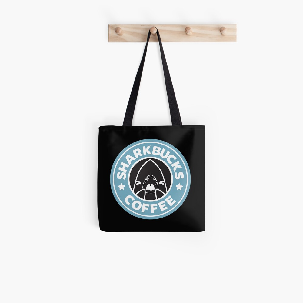 Sharkbucks (Blue) Tote Bag