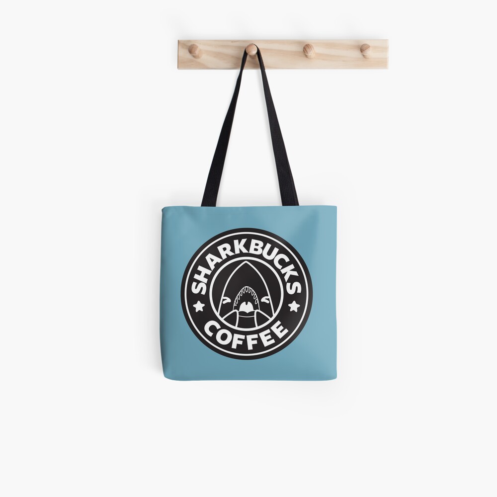 Sharkbucks (Black) Tote Bag
