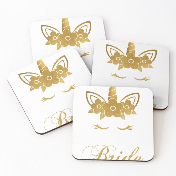 Item preview, Golden Unicorn Bride Gift Bachelorette Party designed and sold by Jelisandie.