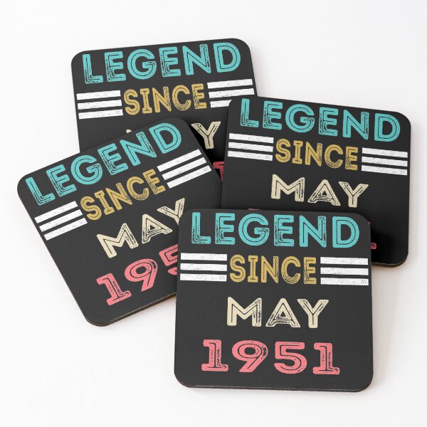 Item preview, Retro Vintage Legend Since May 1951 Birthday Gift designed and sold by meedTee.