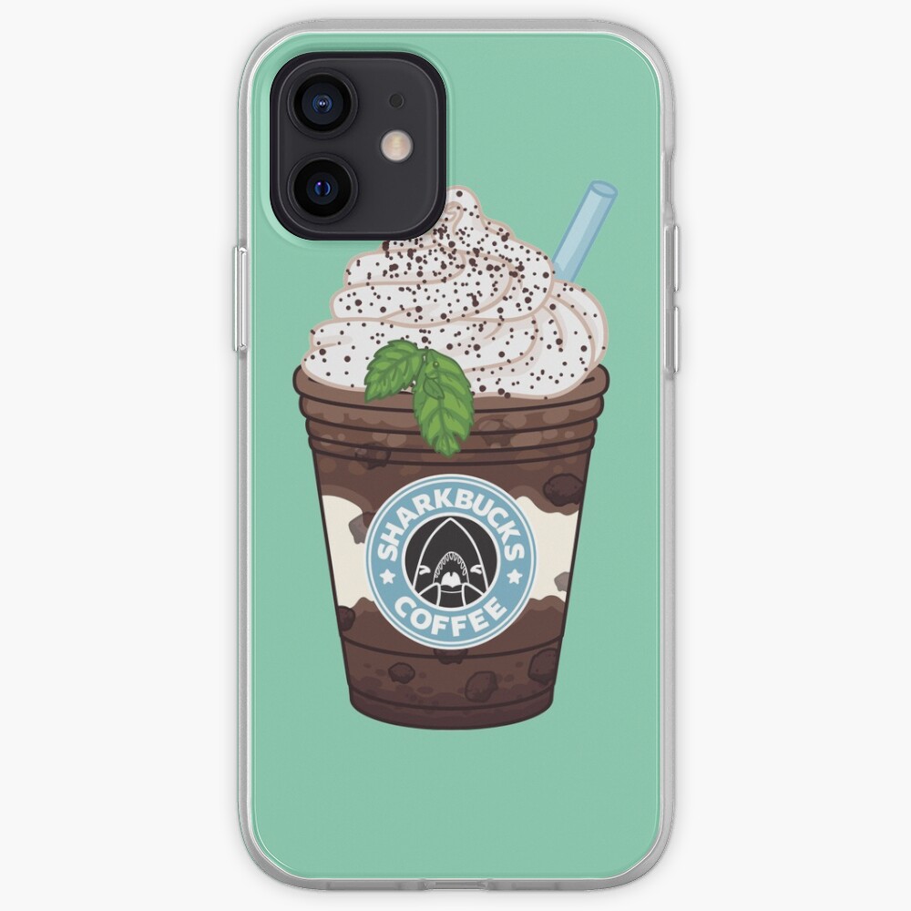 Midnight Angelfish // Sharkbucks Frappucino iPhone Case & Cover