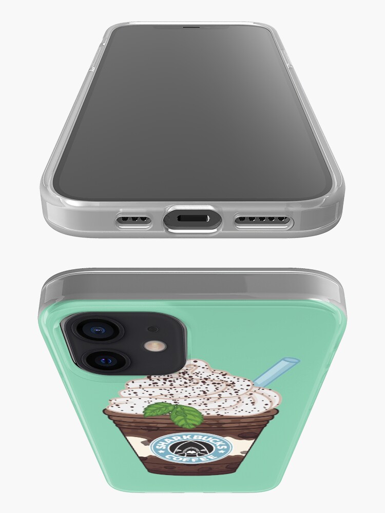 Alternate view of Midnight Angelfish // Sharkbucks Frappucino iPhone Case & Cover