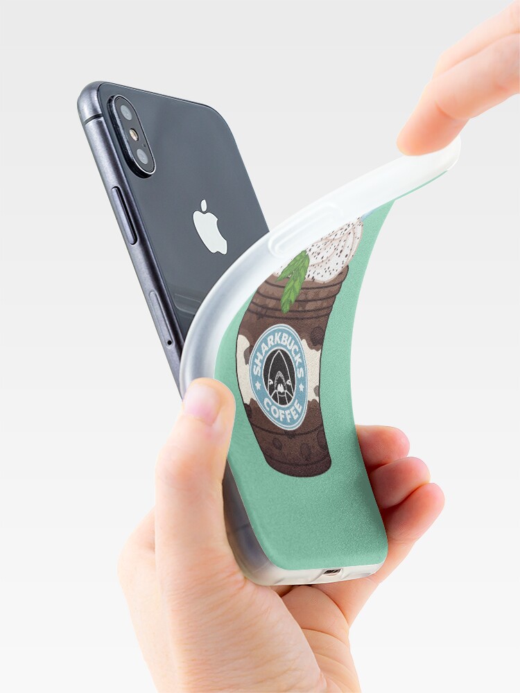 Alternate view of Midnight Angelfish // Sharkbucks Frappucino iPhone Case & Cover