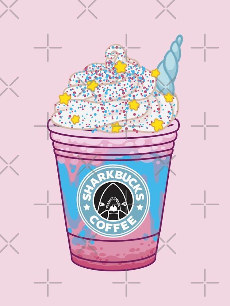 Magical Narwhal // Sharkbucks Frappucino by bytesizetreas