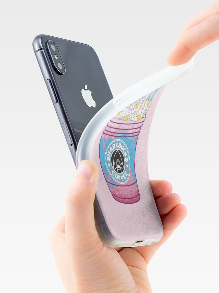 Alternate view of Magical Narwhal // Sharkbucks Frappucino iPhone Case & Cover