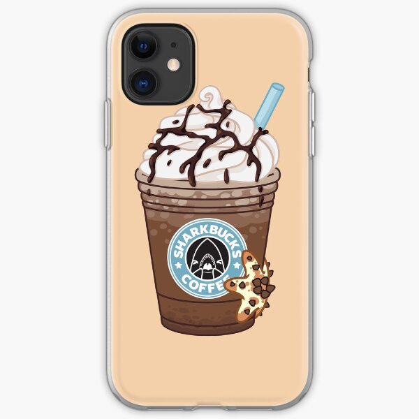 Chocolate Chip Starfish // Sharkbucks Frappucino iPhone Soft Case