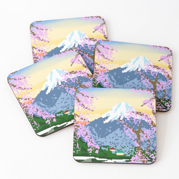 Item preview, Mount fuji Pixeled designed and sold by Jessebladezwork.