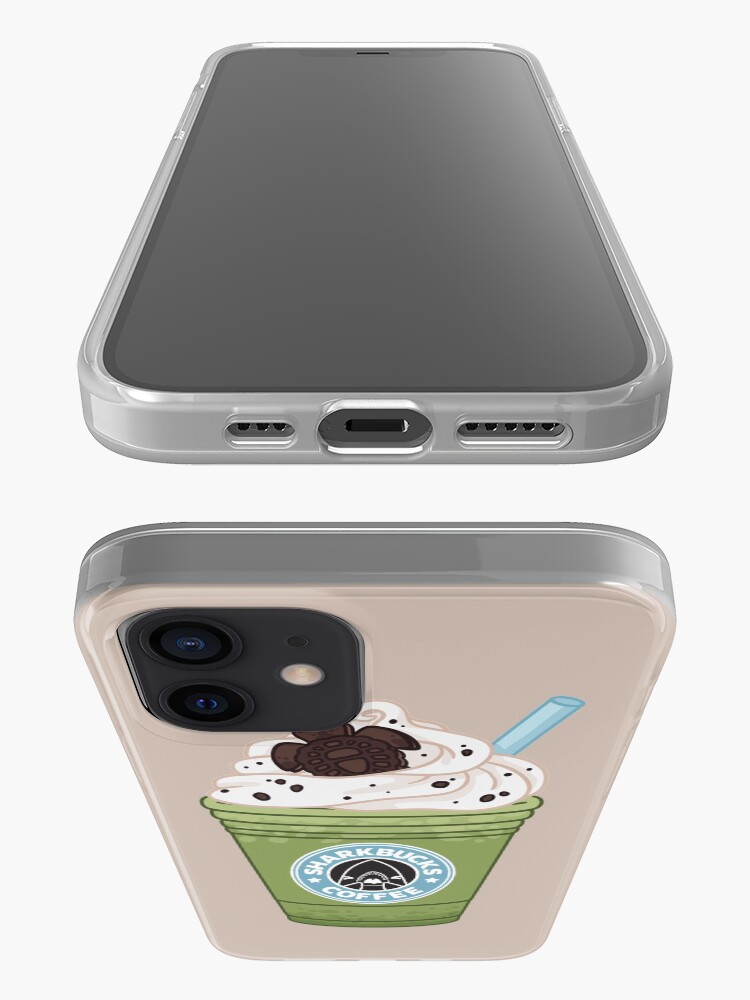 Alternate view of Matcha Green Sea Turtle // Sharkbucks Frappucino iPhone Case & Cover