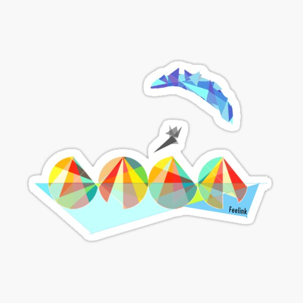 Paragliding pilot Sticker