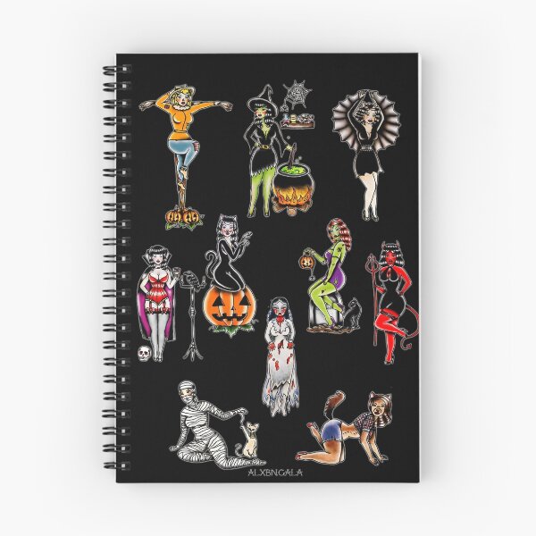 Item preview, Halloween Flash | PinUp Girls designed and sold by alxbngala.