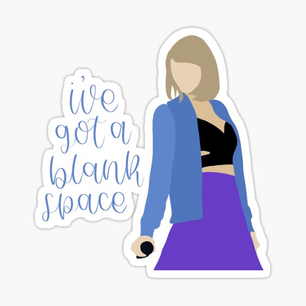 One Stop Stickers, Other, Taylor Swift Blank Space Lyrics Sticker