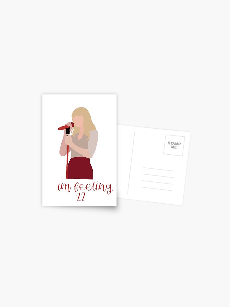 22 Taylor Swift Postcard By Claireletters Redbubble