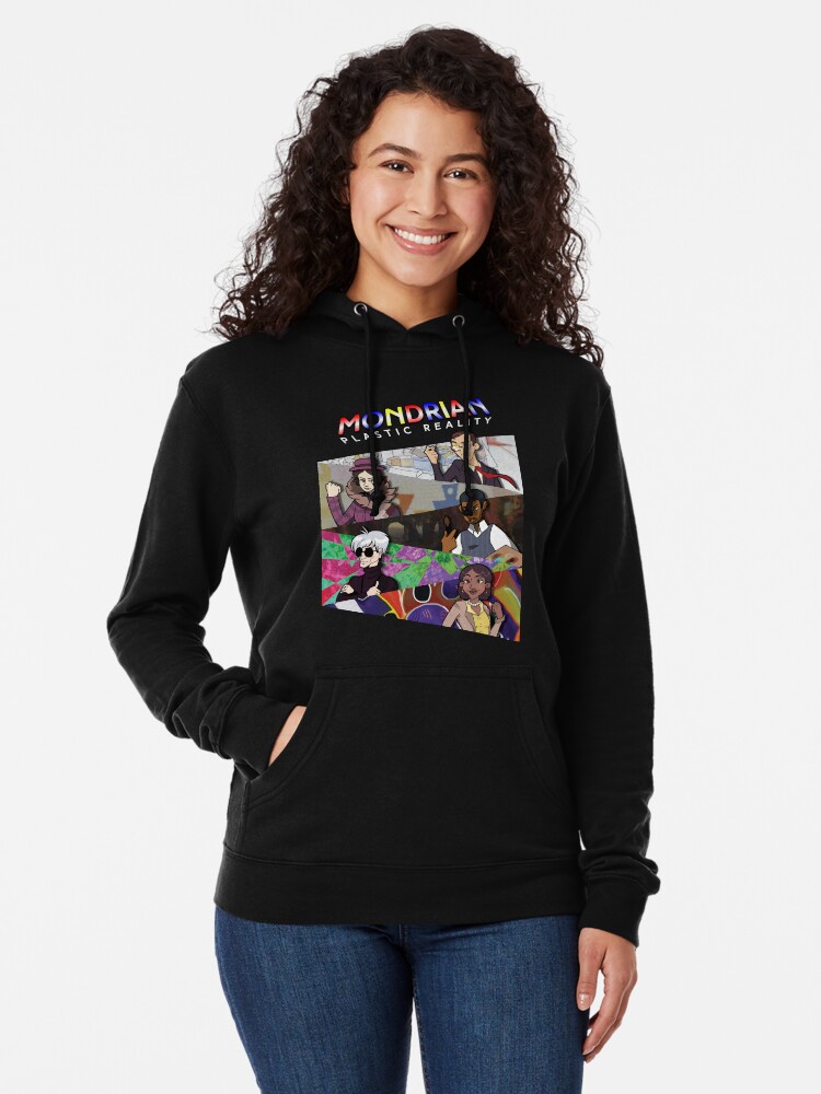 Alternate view of Mondrian - Panels Lightweight Hoodie