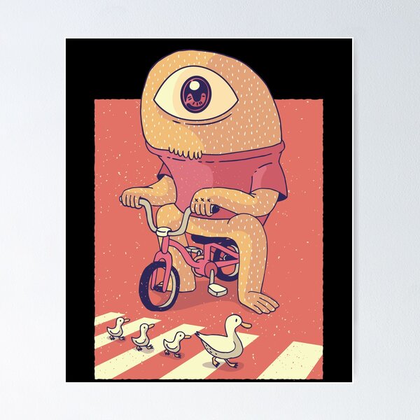 Item preview, Zyklop Duck Bike Bicycle Cycling Funny Fun Fun designed and sold by AaaleXX.
