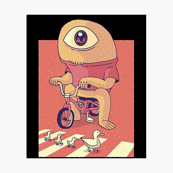 Item preview, Zyklop Duck Bike Bicycle Cycling Funny Fun Fun designed and sold by AaaleXX.