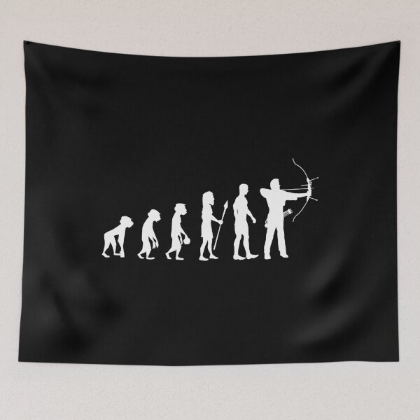 Item preview, Archery Shirt funny retro evolution of humans novelty graphic Sports Gifts for him designed and sold by Orange Pieces.
